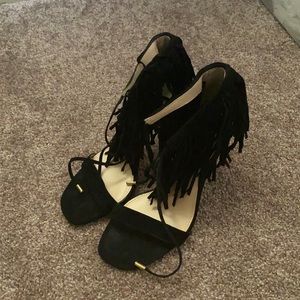Steve Madden fringe heel